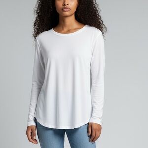 Vince Women's Long Sleeve Tee - White